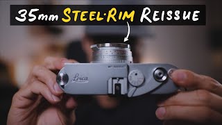 I did it Leica 35mm Steel Rim Reissue Review pre ASPH Summilux F14 ft Leica MP [upl. by Elokin]