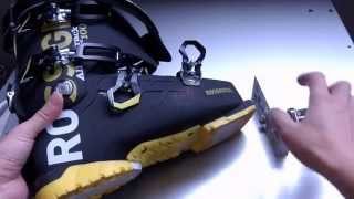 自作治具でスキーブーツシェル出し、Ski boots shell fit [upl. by Ert]