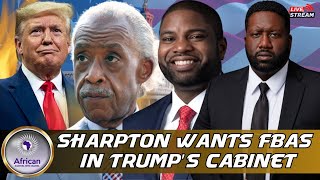 Paid Democrat Shill Rev Al Sharpton Wants To Know Why Trump Hasnt Put A FBA On His Cabinet Yet [upl. by Barbee]