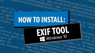 How to Install Exiftool on Windows 10 [upl. by Doughty]