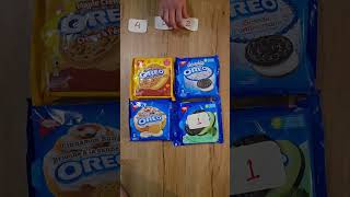 comparing oreo new flavor cobain comparison oreocake biscuit [upl. by Sunderland]