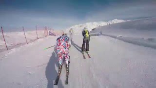 JAPANスキークロスチーム トレーニング ＠Val Thorens [upl. by Aivek]