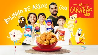 BOLINHO DE ARROZ SEM GLÚTEN SUPER SAUDÁVEL NA AIR FRYER COM OS CARABÃO [upl. by Apur259]