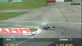 Imola 1994 Damon Hill Spins [upl. by Hollinger]