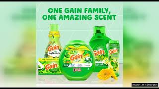 Gain  Aroma Boost Liquid Laundry Detergent Original Scent 107 Loads 154 Review [upl. by Iaw]