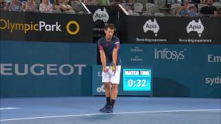 ATP Highlights Day 4  Apia International Sydney 2017 [upl. by Dianemarie]