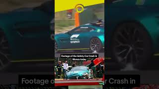 Footage of the Safety Car Crash in Monza Today [upl. by Oeniri]