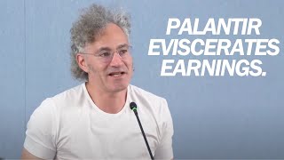 One Word To Describe Palantir Q3 Earnings EVISCERATED  Full Recap [upl. by Nosirb]