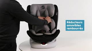 Siège auto SEATY 360 pivotant groupe 0123  présentation [upl. by Hudnut]