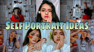 Creative Self Portrait Photography ideas at HOME  Ep3  Anshika Soni [upl. by Atterbury]