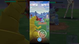 Haxorus vs Sierras Nidoqueen☣️🪨shorts youtubeshorts trending pokemon pokemongo pokémon pvp [upl. by Ennaisoj]