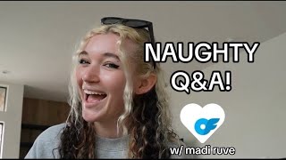 spicy content creator QampA with Madi ruve [upl. by Anerb]