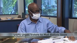 USPS urges voters to mail ballots soon [upl. by Iblok]