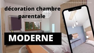 Décoration chambre parentale moderne  3 projets de 12 à 17m2 [upl. by Markowitz294]