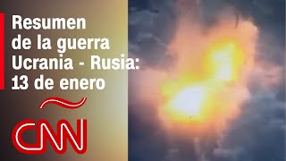 Resumen en video de la guerra Ucrania  Rusia 13 de enero [upl. by Scoter]