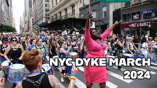 NYC Dyke March 2024 [upl. by Aiuqat182]