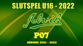 U16 SLUTSPEL Alvik Basket P07  AIK Basket P06 8698 [upl. by Ramunni]