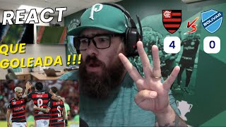 React Flamengo 4x0 Bolivar  Melhores momentos  Gols  Libertadores [upl. by Judon]