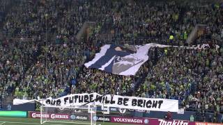 ECS and NEF Tifo vs Earthquakes [upl. by Esiocnarf]