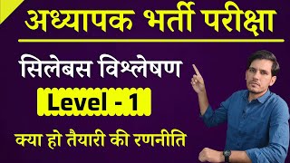 REET Mains Syllabus Level 1  3rd Grade Teacher Level 1 Syllabus 2023 अध्यापक भर्ती परीक्षा [upl. by Pozzy612]