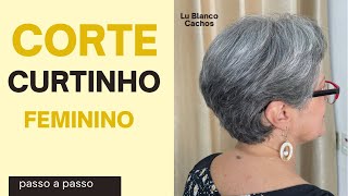 Corte feminino Curtinho Em Degrade [upl. by Tiena297]