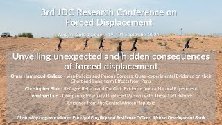 Fifth academic session  Unveiling unexpected and hidden consequences of forced displacement [upl. by Selemas647]