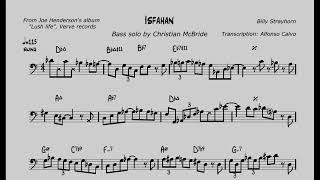 Isfahan  Christian McBride bass solo transcription [upl. by Pegg94]