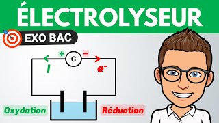 Comment fonctionne un ÉLECTROLYSEUR  🎯 Exercice BAC  Physique Chimie [upl. by Philis]