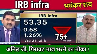 IRB infra share latest newsirb infra share q2 resultsanalysisirb infra share long term target [upl. by Joyce]