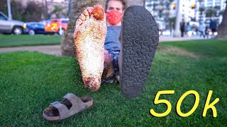 Doing a 50k in Birkenstocks Marathon Birkenstock Review [upl. by Andrel421]