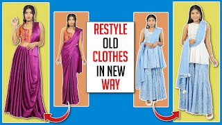 5 Ways To Restyle Your Old Clothes  Fashion Tips amp Tricks  DIYQueen [upl. by Daitzman]