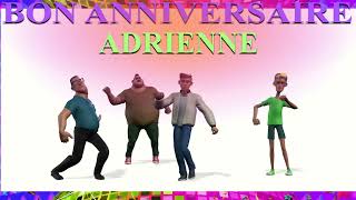 3 VIDÉOS dont 2 BONUS 🎂 JOYEUX ANNIVERSAIRE ADRIENNE 🎈 2 CHANSONS Version Années 80 [upl. by Urban453]