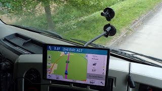 Garmin Drivesmart 61 Ipow Long Arm holder review [upl. by Amal]