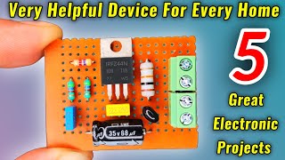 5 helpful Electronic Projects for beginners [upl. by Llaccm601]