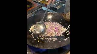 Veg manchurian dry making 😋🍝🔥shorts youtubeshorts ytshorts manchurian [upl. by Eiramadnil]