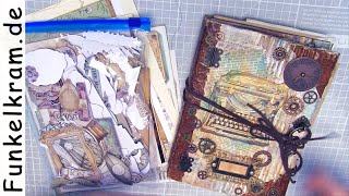 JunkJournal Mega Steampunk JunkJournal Bastelset [upl. by Thar]