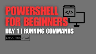 PowerShell Basics for Beginners  Day 1 Running Commands [upl. by Eelorac]