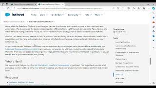 Platform Development Basics Salesforce Trailhead Extend the Salesforce Platform [upl. by Hashum]