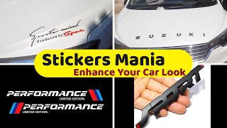 Car Stickers Mania  Eritiga modification with Stickers [upl. by Bouzoun]