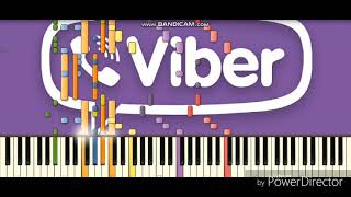 Viber Call Sound Remix in Synthesia [upl. by Caves]