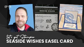 Create Stunning Cards with the Seaside Wishes Stampin Up Bundle  StepbyStep Tutorial [upl. by Eveineg]