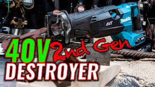 2nd GEN Makita 40V XGT Recip Saw Review GRJ02 [upl. by Atener]