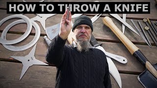 How To Throw a Knife  Basic Throwing Techniques Explained by Master Jakub  Episode 8 [upl. by Alake]