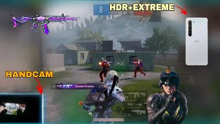 HDREXTREME aquos r5g pubg test  TDM handcam gameplay [upl. by Saeger]