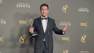 Néstor Carbonell Best Guest Drama Actor Shōgun 2024 Emmys press room interview [upl. by Rhetta613]