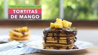 TORTITAS DE MANGO  Receta de tortitas sin glúten  Tortitas con mango sin azúcar [upl. by Mahla]