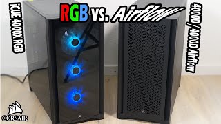 Corsair 4000D 4000D Airflow iCUE 4000X Case Test  viele Features Aiflow und RGB [upl. by Aennyl31]