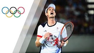 Team GBs Murray defends Olympic title in Mens Singles Tennis  Rio 2016 [upl. by Neerak]