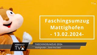 Save the Date  Fasching Mattighofen 2024 [upl. by Ailegra]