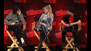 Ghostbusters Afterlife cast at comic con New York [upl. by Polly]